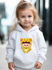 Cartoon Boy Print 2pcs Girls Outfits For Sports Spring Fall Outdoor Gift