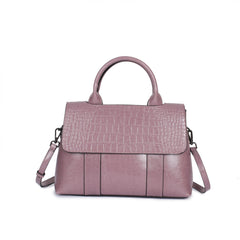Crocodile Pattern Handbag Women Crossbody Bag Leather Satchel Purse