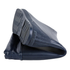 Waterproof PVC Round Toe Flat Rain Boots Lightweight Comfortable