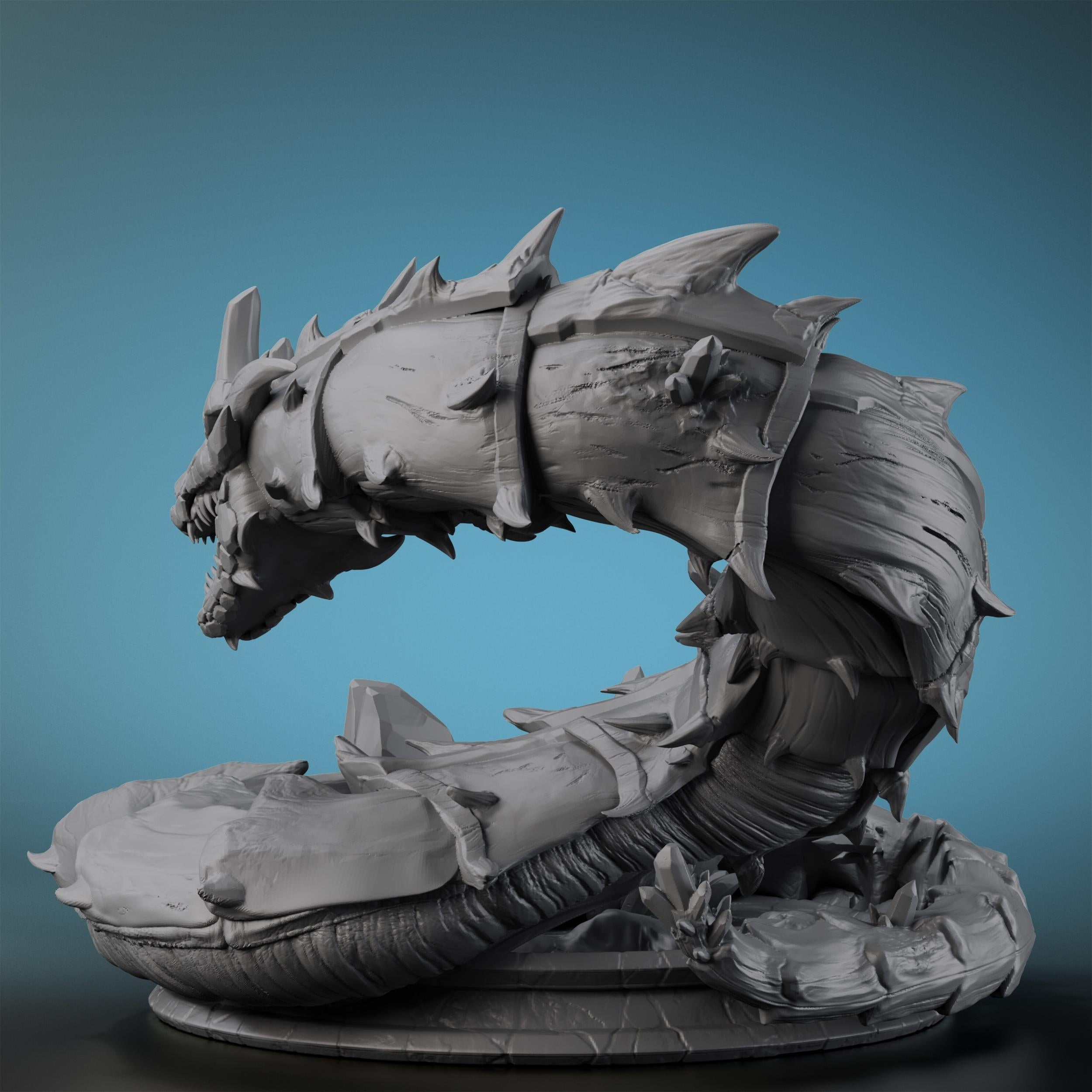 Agatol Crystalline Serpent Tabletop RPG Monster