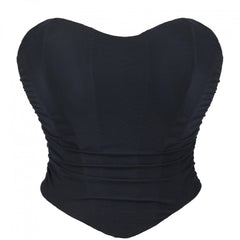 Lace-Up Slimmer Body Shaper Strapless Corset Bustier