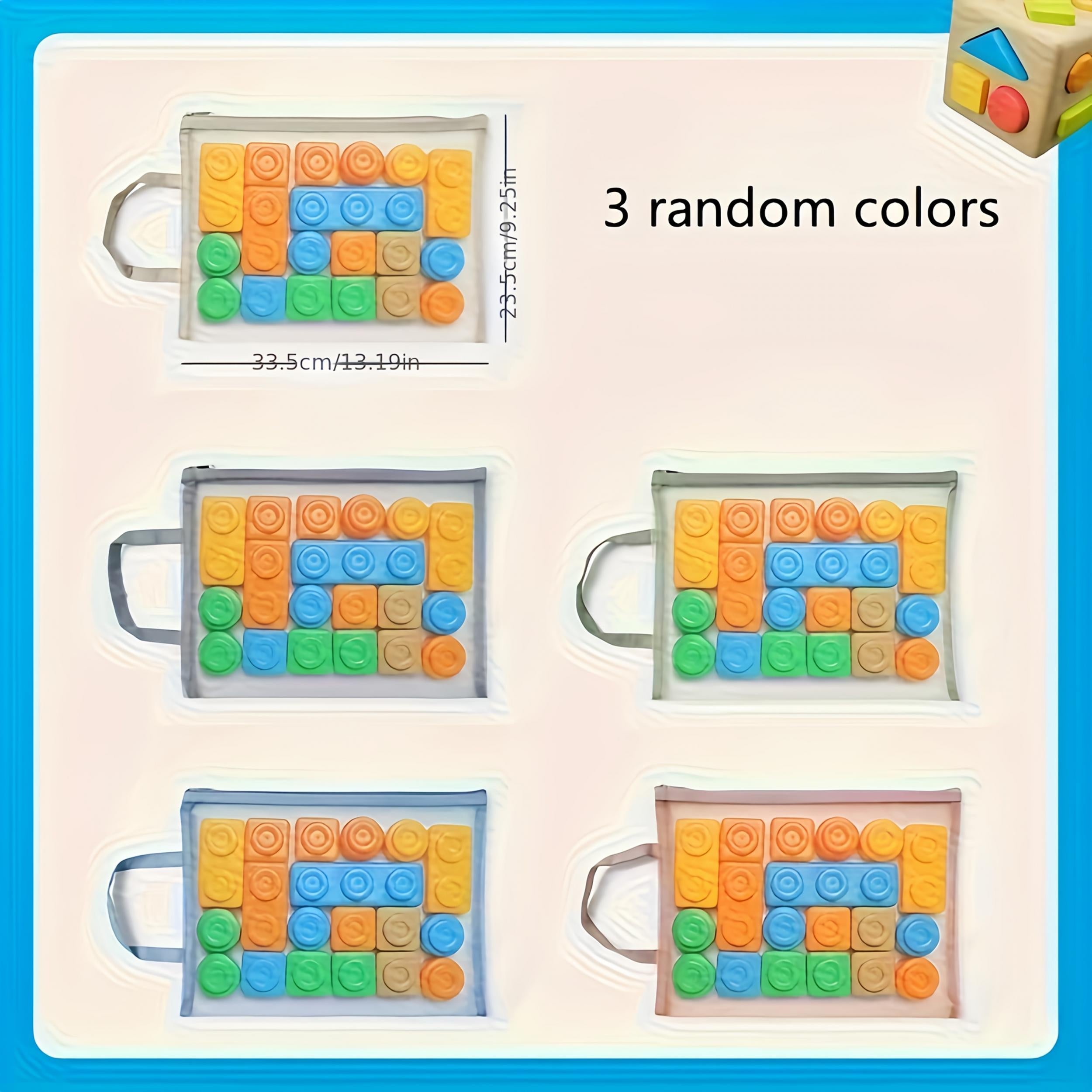 3 piece Toy Puzzle Storage Bag Building Block Sorting Artifact