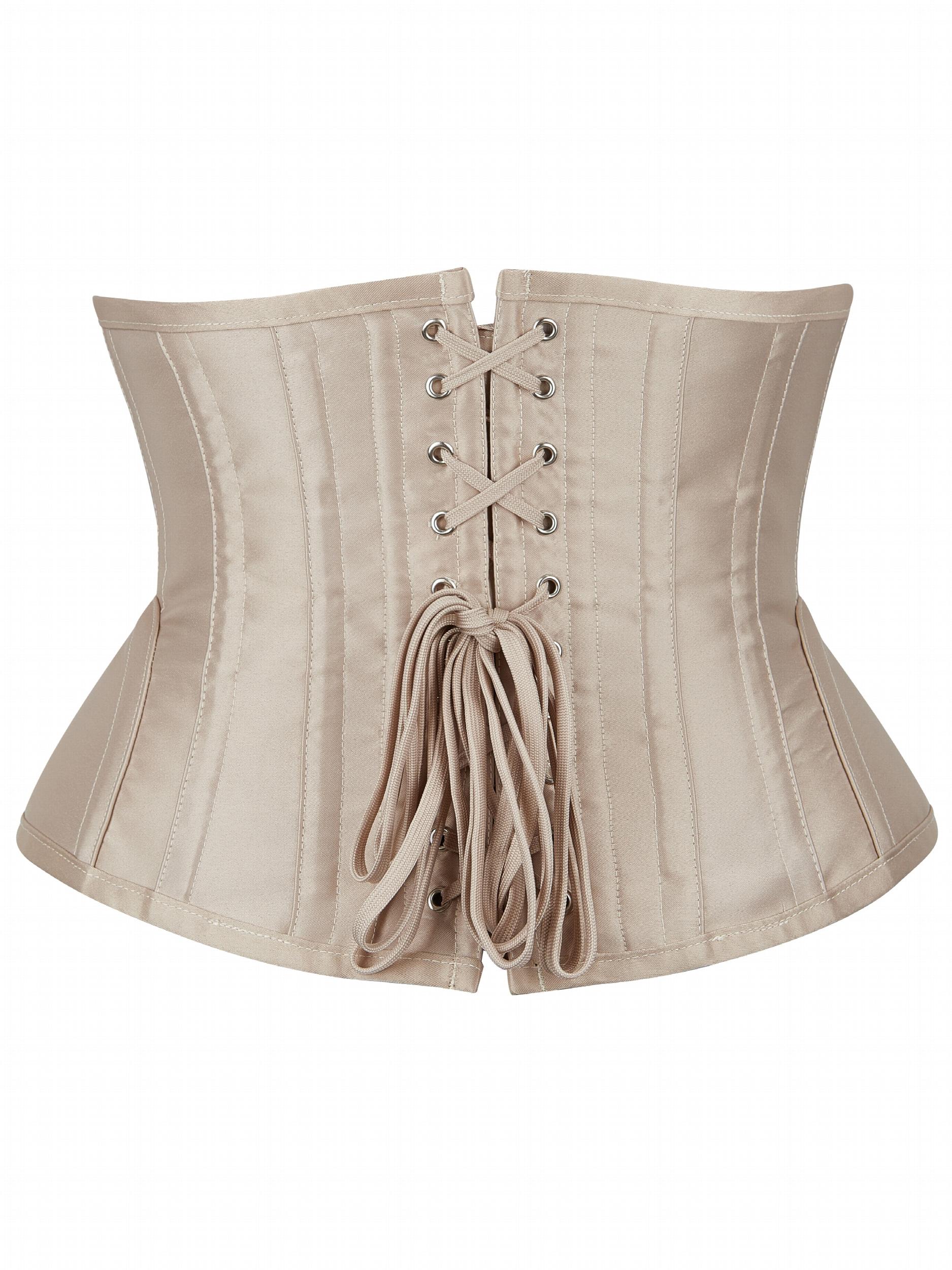 Underbust Corset Lace Up Back Shapewear Top