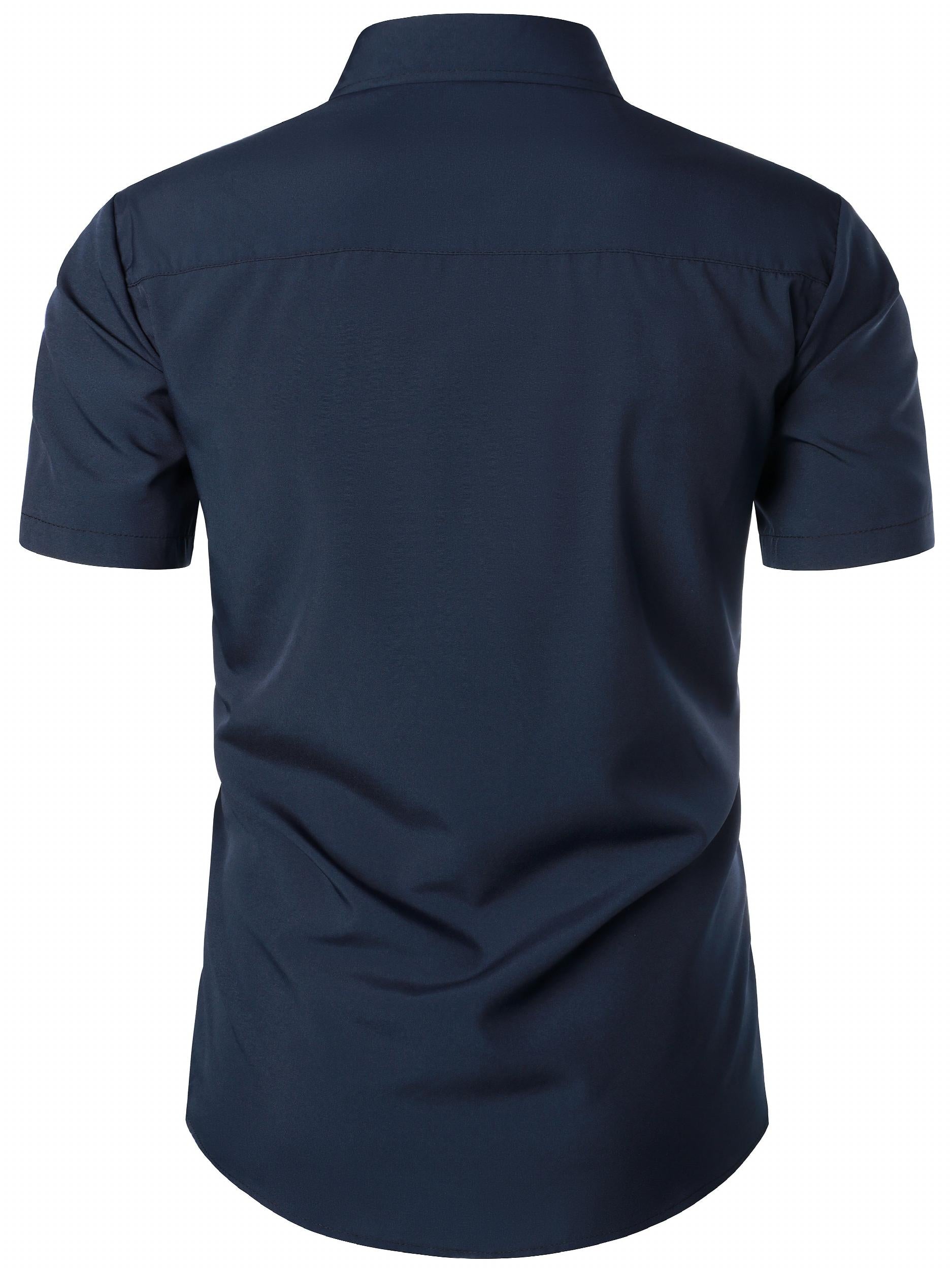 Men's Casual Short Sleeve Shirt for Summer