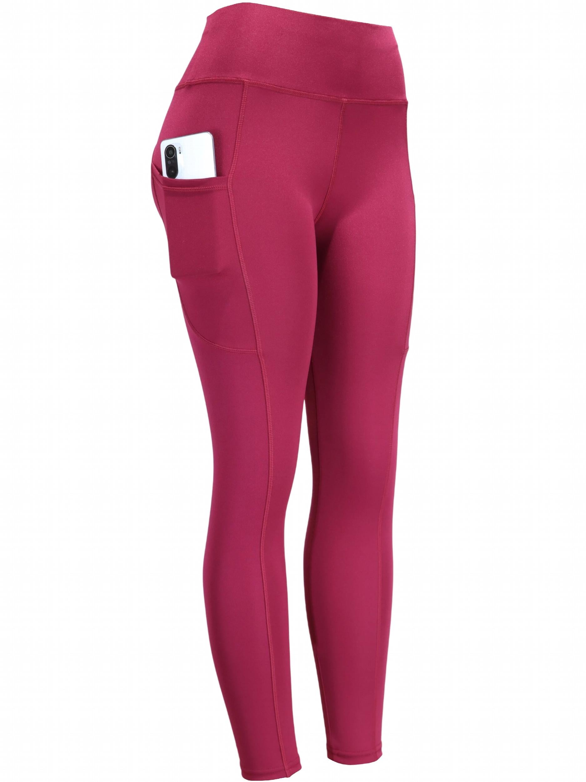 High Stretch Yoga Pants with Side Pockets