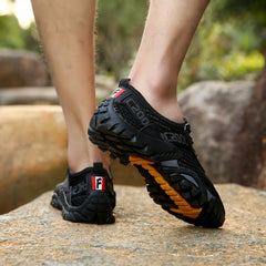 Men's Wading Shoes Wear resistant Non slip Quick drying Drainage Hiking Shoes