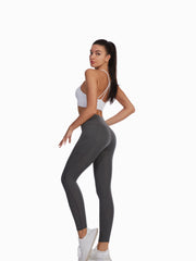 High Waist Hip Lifting Yoga Leggings With Pockets