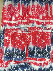 Tie Dye Star Print Cami Romper With Pockets