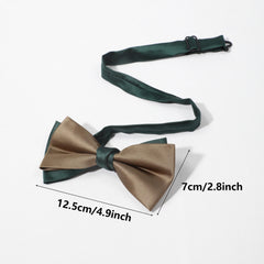 2pc Double Layer Necktie Set for Men