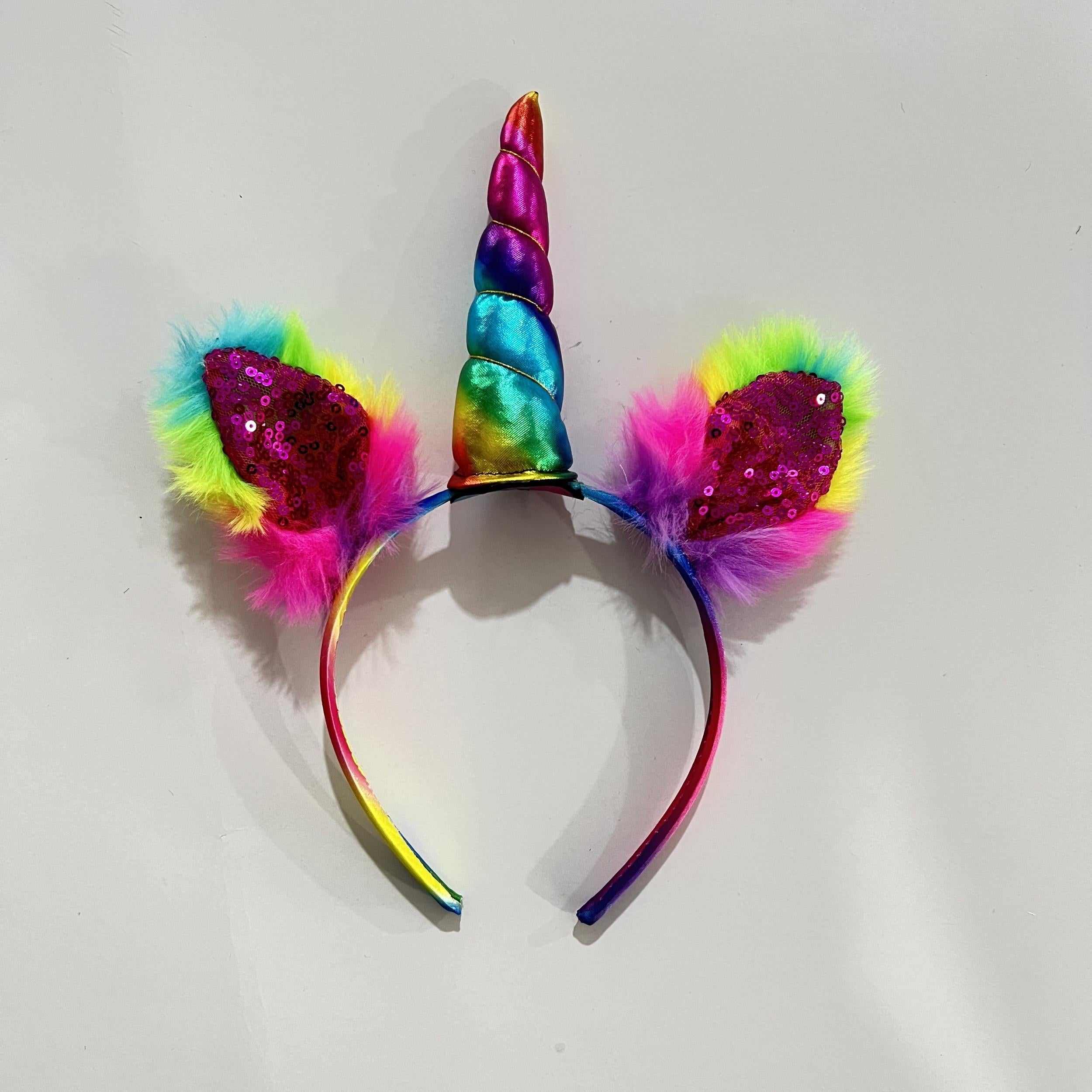 Rainbow Unicorn Headband for Party Performance