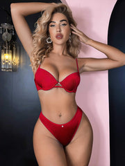 Push Up Bra & Panties Set Women's Lingerie