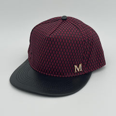 Mesh Pattern Baseball Cap M Label Decor Hip Hop Sun Hats