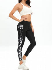 Floral Print High Waist Yoga Pants for Women