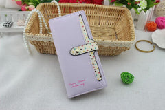 Multi-Card Pull Buckle Women's Wallet Love Long Wallet