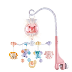 Cute Lucky Bell Bed Rattle & Plush Rings for 0-3 Year Olds