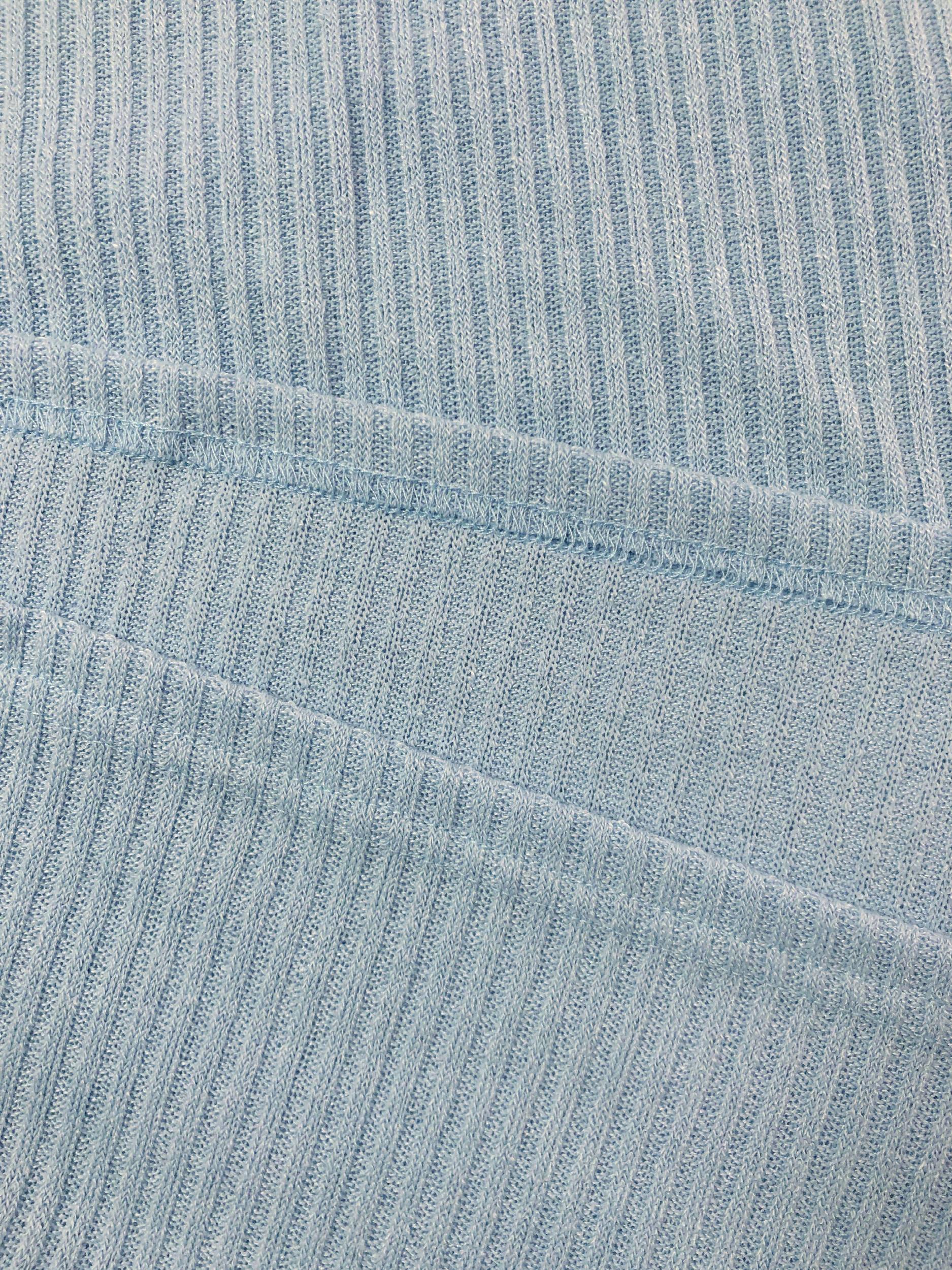 Sexy Dress Solid Ribbed Long Sleeve High Neck