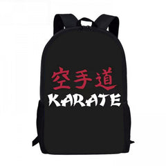 Kids Backpack AIKIDO JUDO Pattern School Book Bag