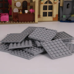 20pcs 6x6 High Brick Building Blocks MOC 3958 Compatible Durable ABS Material