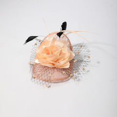 Feather Veil Vintage Fascinator Hats For Women Tea Cocktail Party Wedding