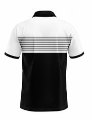 Men's Striped Short Sleeve Lapel Shirt for Summer