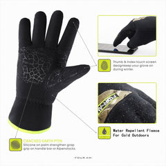 Winter Fleece Gloves Thermal Driving Gloves For Women & Men