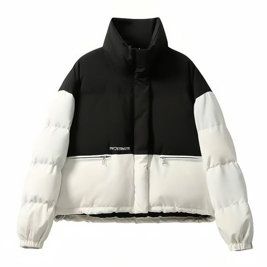 Warm Stand Collar Puffer Jacket Women