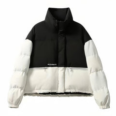 Warm Stand Collar Puffer Jacket Women