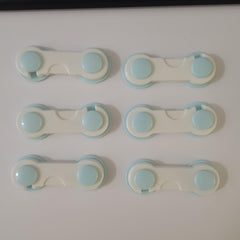 6-Pack Child Safety Locks for Cabinets and Drawers