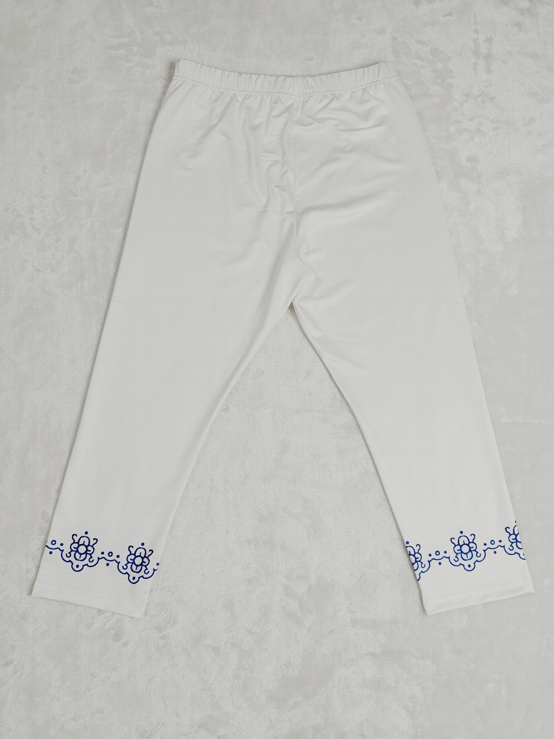 Graphic Print Elastic Waist Cropped Leggings