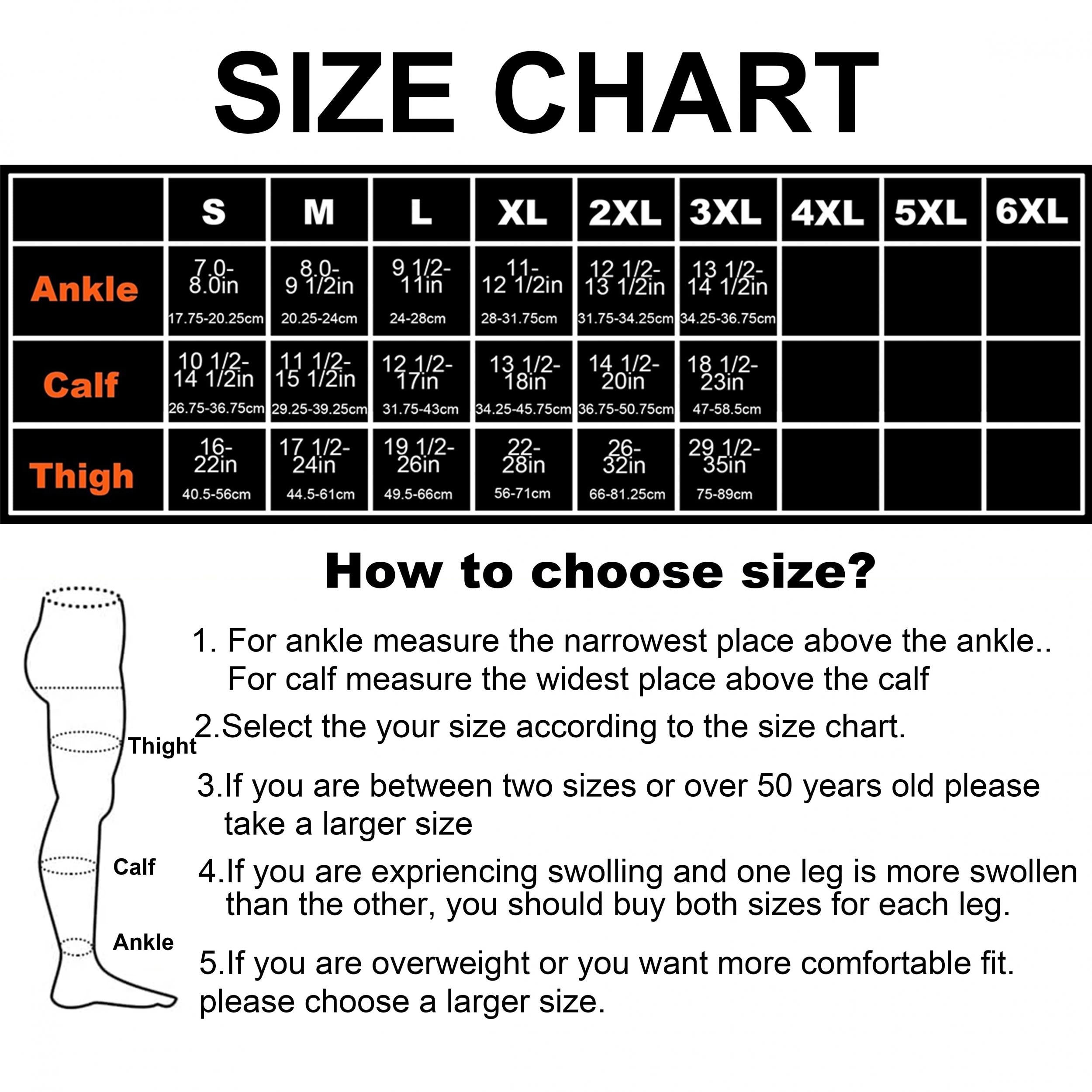 Medical Thigh High Compression Stockings 20-30 mmHg Open Toe For Men & Women
