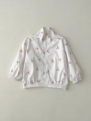 Baby Girls Cartoon Floral Long Sleeve Coat