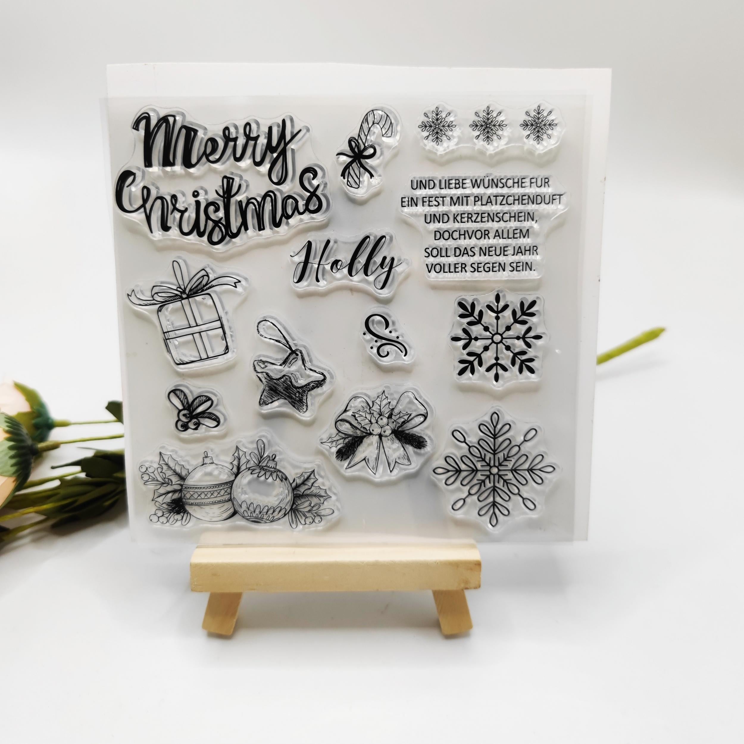 Christmas Snowflake Gift Stamp