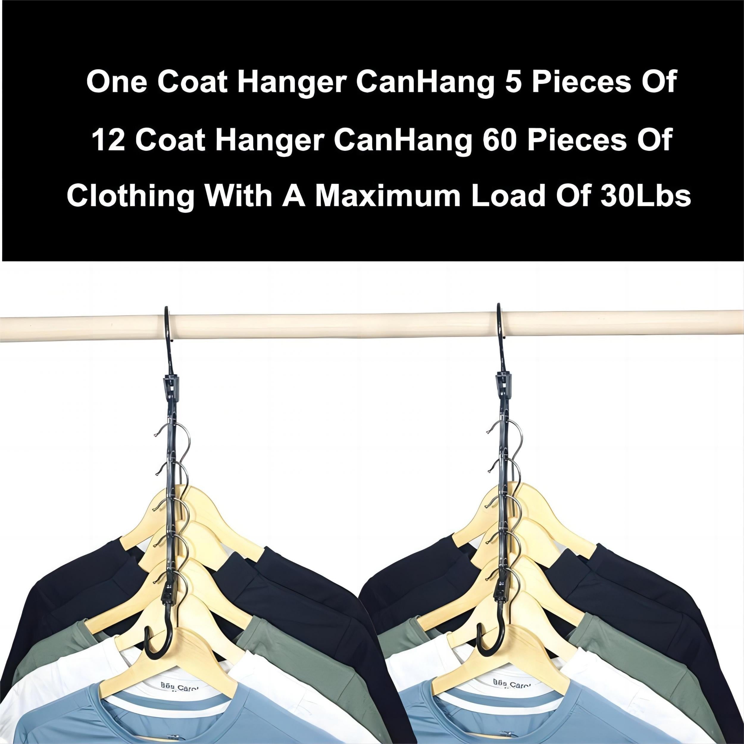 6 Packs Magic Hangers Closet Space Saver Hanger Organizer