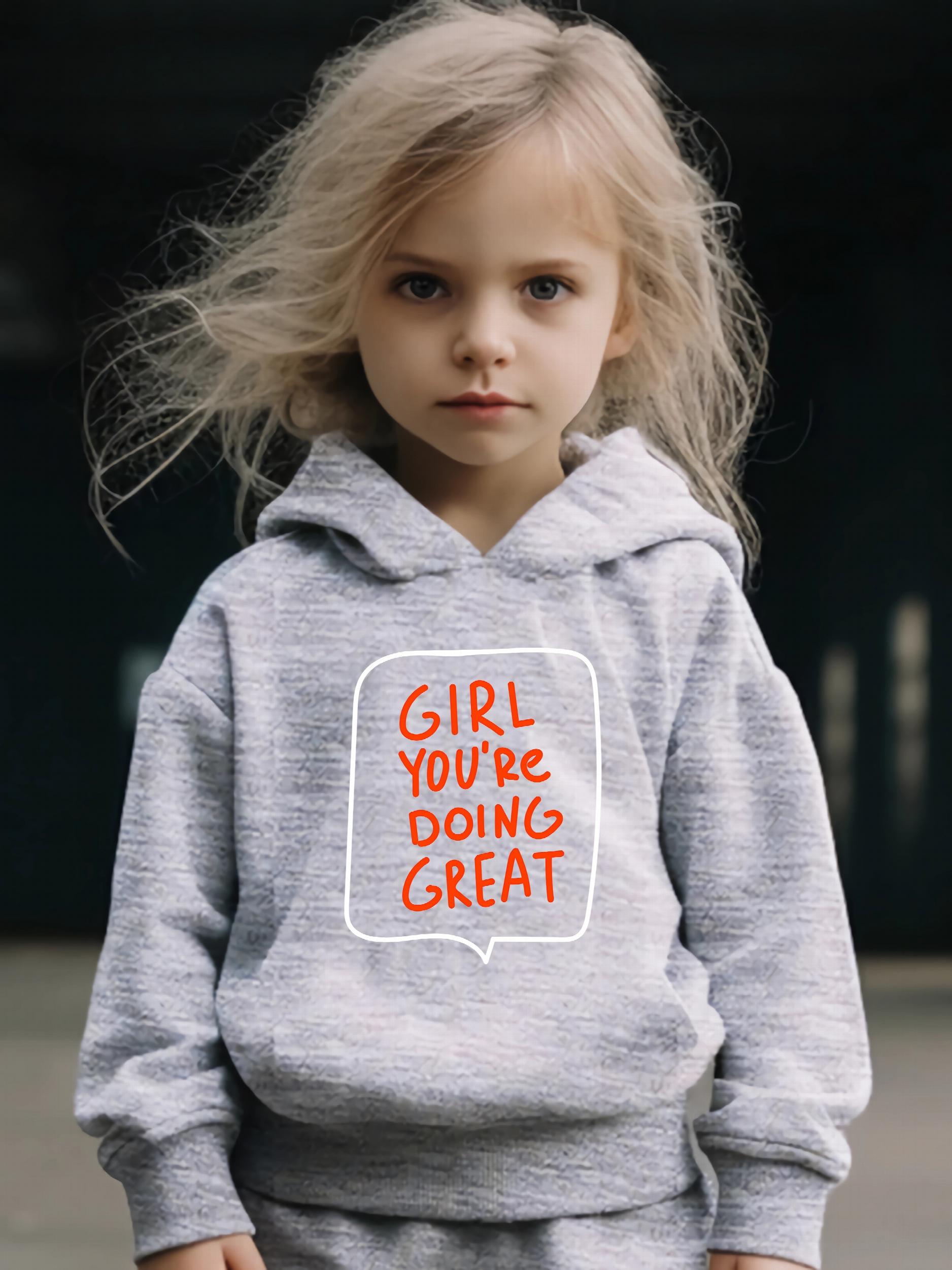 Girl You Are Doing Great Long Sleeve Hooded Sweatshirt & Sweatpants Set