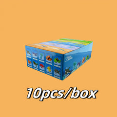 10pcs Marine Animal Building Block Set - Seahorse, Octopus, Crab, Turtle