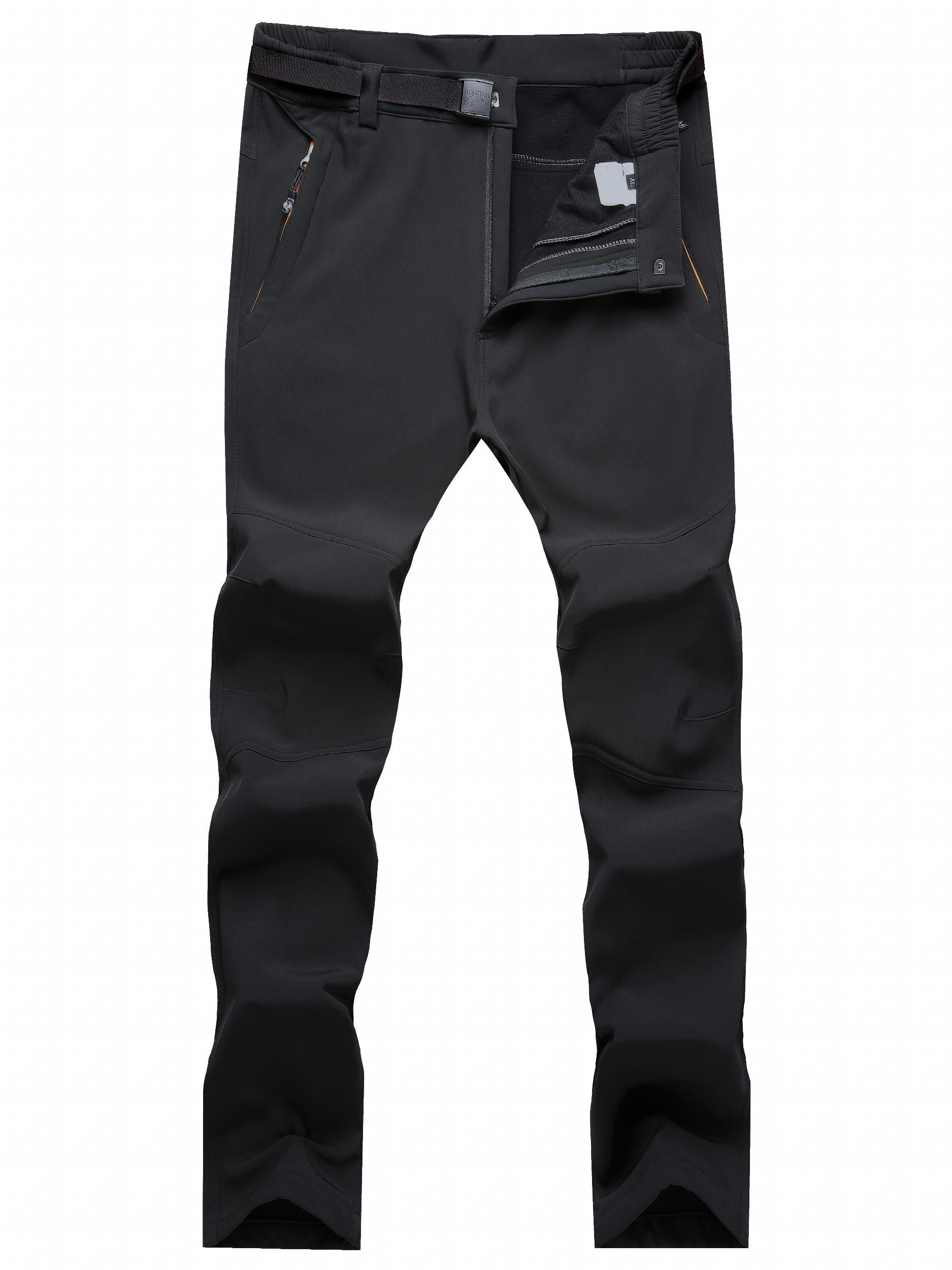 Unisex Thermal Ski Pants with Stretch & Windproof Fleece