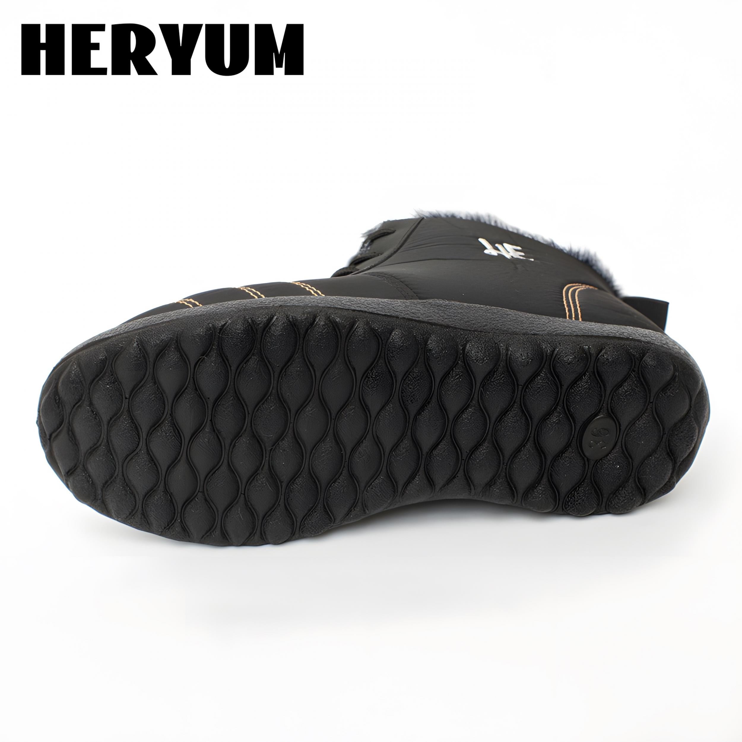 Plush Lined Thermal Waterproof Snow Boots Fall Winter