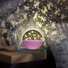 Romantic Unicorn Projector Night Light for Ages 1-14