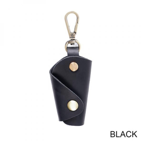 Leather Car Key Case on Waist Small Key Pouch Key Organizer Key Bag