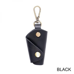 Leather Car Key Case on Waist Small Key Pouch Key Organizer Key Bag