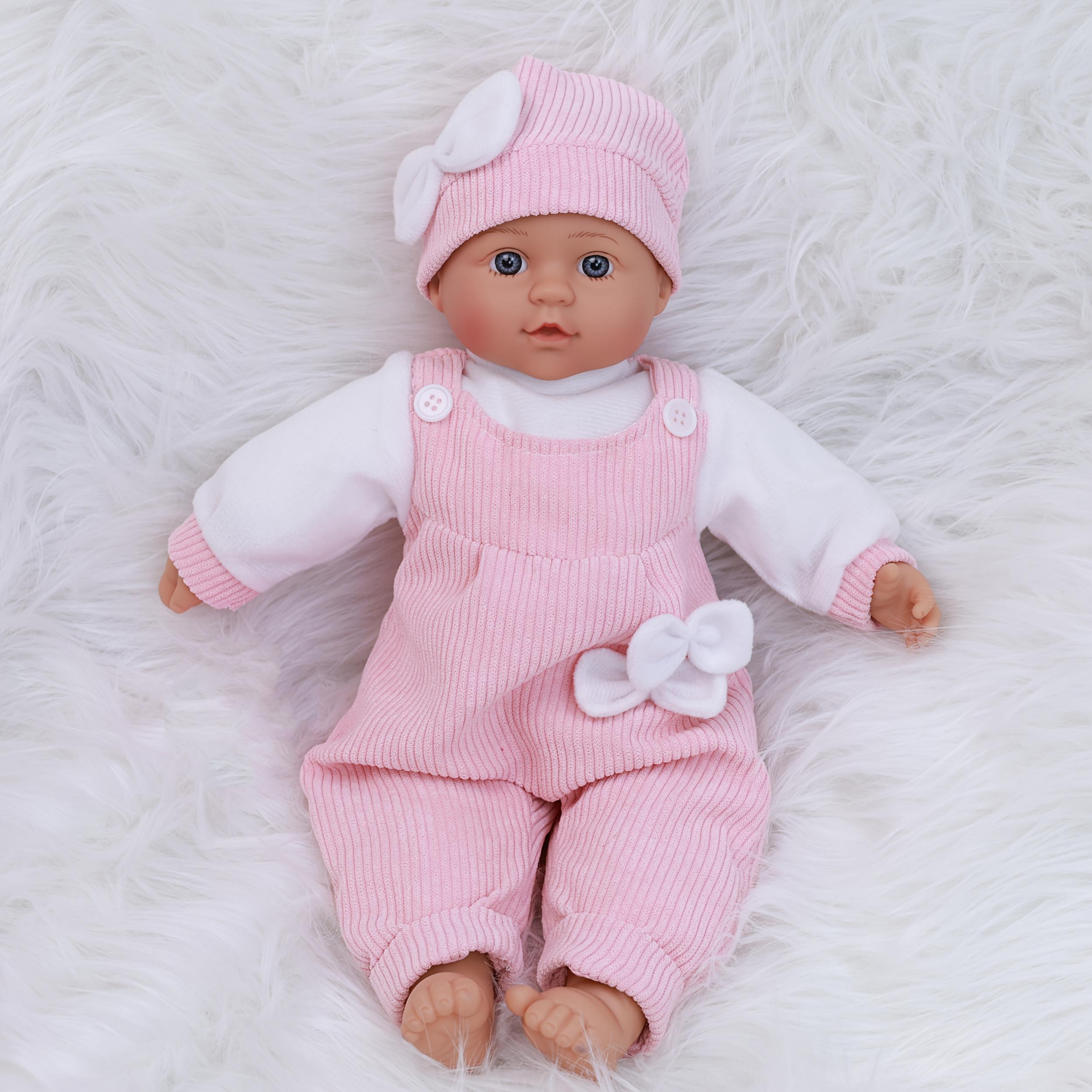 16 Inch Reborn Doll in Pink Style for Boys and Girls