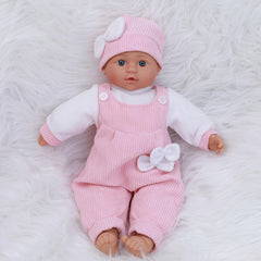 16 Inch Reborn Doll in Pink Style for Boys and Girls