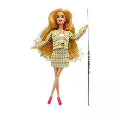 11.5 Bendable Doll Set with Professional Outfit