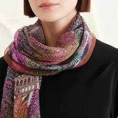 Tropical Rainforest Scarf 180x130cm Sun-Proof Breathable Fashion Accessory