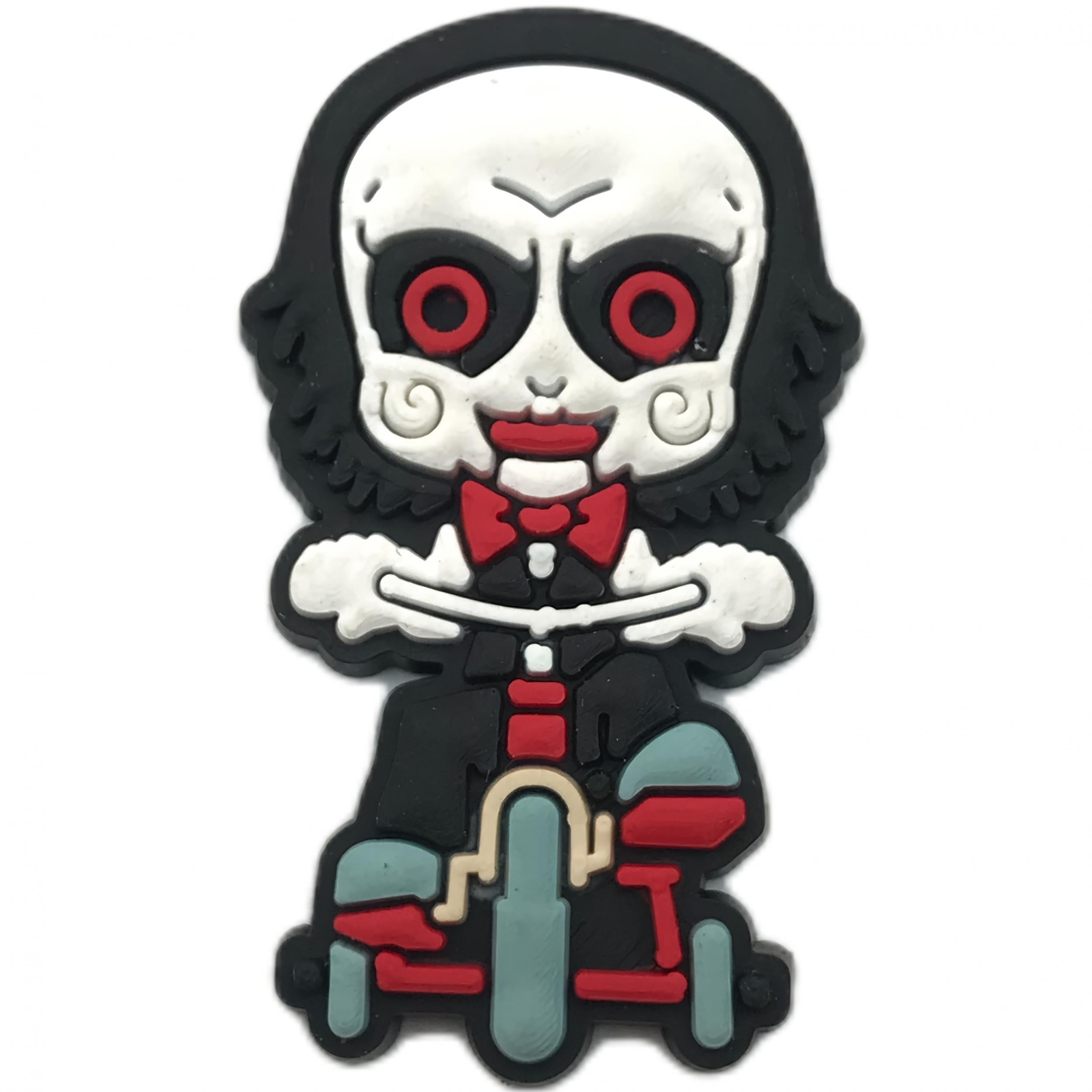 28pcs Horror Skull Pattern Charms For Clogs PVC Shoes