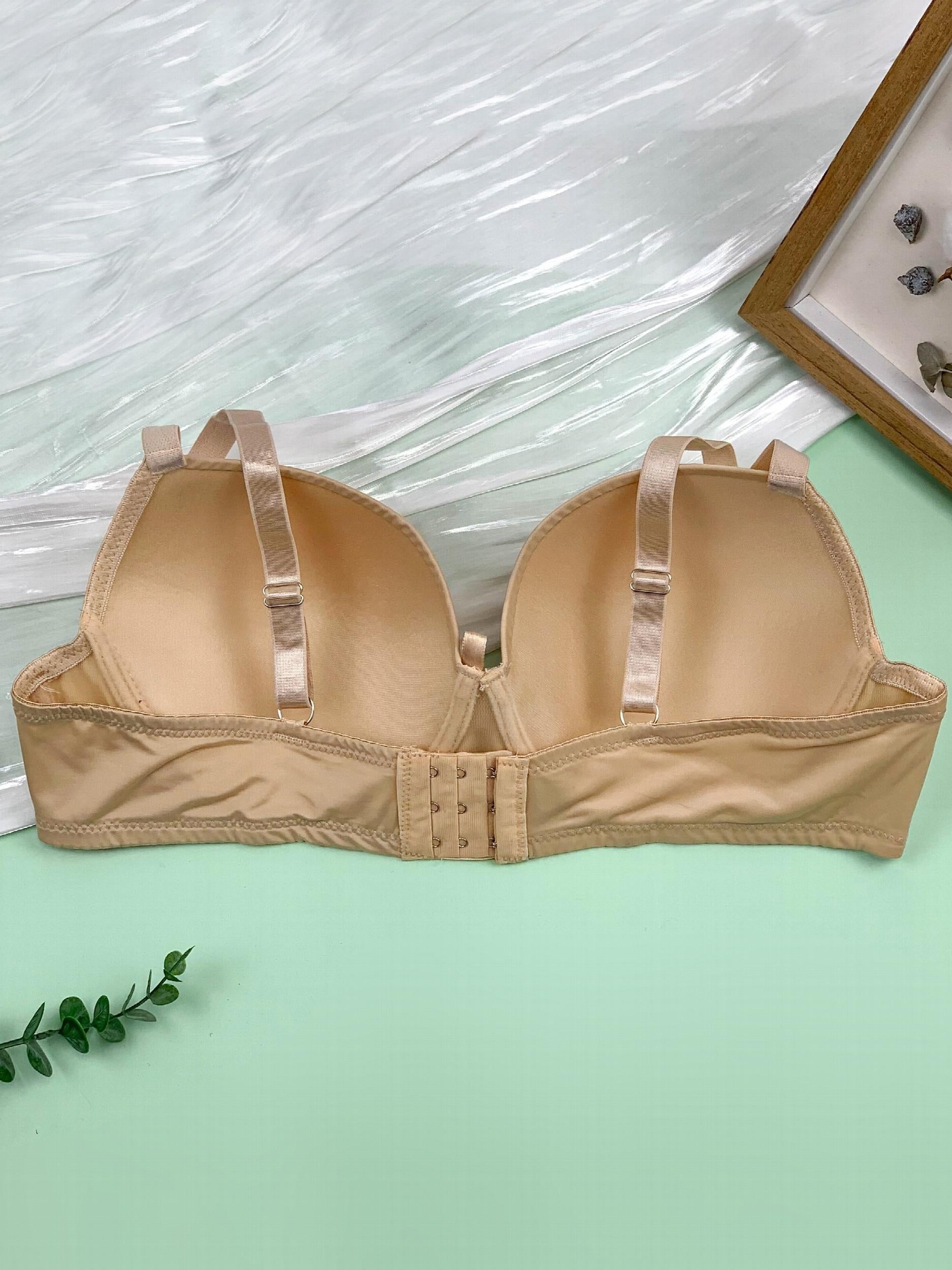 Molded Cup Padded Bow Front Comfort Bra