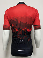 YTCYCLE Men's Geometric Pattern Short Sleeve Cycling Jersey