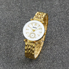 Colored Edge Alloy Pointer Round Watch- Kids' Accessory