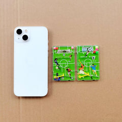 12pcs Football Maze Puzzle Games Plastic Party Favors Soccer Ball Player Figures