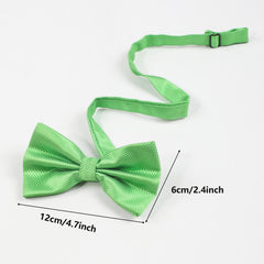 Casual Small Checkered Bow Tie for Men